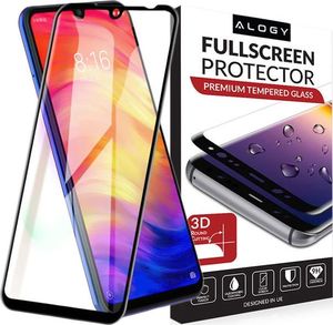 Alogy Szkło hartowane Alogy na cały ekran Full Glue do Xiaomi Mi 9 Czarne uniwersalny 3