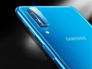 Alogy Szkło hartowane Alogy na tył obiektyw do Samsung Galaxy A7 2018 uniwersalny 4
