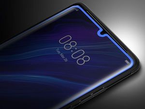 Spigen Szkło Glas.tR Curved do etui Huawei P30 Pro czarny 3