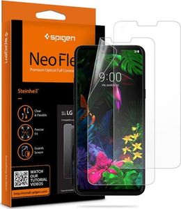 Spigen 2x Folia ochronna Sigen Neo Flex HD do LG G8 ThinQ Case Friendly uniwersalny 1