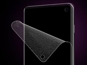 Spigen 2x Folia Spigen Neo Flex HD Samsung Galaxy S10 Case Friendly uniwersalny 6