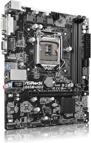 Płyta główna ASRock B85M-HDS R2.0 s1150 B85 2DDR3 USB3 uATX (B85M-HDS R2.0) 4