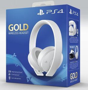 Słuchawki Sony Słuchawki bezprzewodowe Sony Playstation Gold/White Wireless Stereo Headset 2