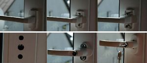 Medos Klamka do okna z kluczykiem ze stopu aluminium uniwersalny 3