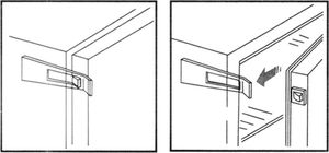 Reer Zatrzask zabezpieczający lodówkę, szafkę 1szt REER uniwersalny 2