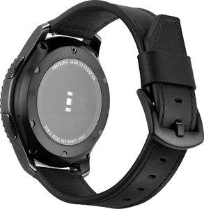 Tech-Protect skórzany pasek do Samsung Galaxy Watch 46mm Czarny 3