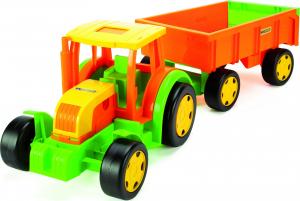 Wader Gigant traktor z przyczepą w siatce (66101) 1