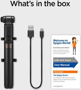 Selfie stick Spigen S540W TRIPOD PEACH Bezprzewodowy Różowy 22