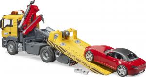 Bruder MAN TGS Pomoc drogowa z autem Roadster czerwonym i modułem (03750) 9