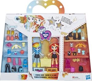 Figurka My Little Pony Equestria Girls Minis Modne najlepsze przyjaciółki Sunset Shimmer i Rainbow Dash (E3130/E4244) 1