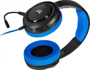 Słuchawki Corsair HS35 Niebieskie (CA-9011196-EU) 6