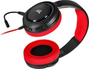 Słuchawki Corsair HS35 Czerwone (CA-9011198-EU) 6