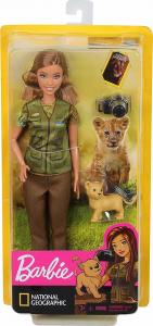 Lalka Barbie Mattel National Geographic - Fotografka dzikiej przyrody z aparatem (GDM44/GDM46) 6