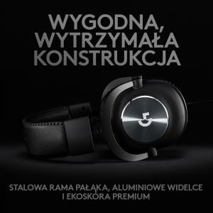 Słuchawki Logitech G Pro Gaming Headset Czarne (981-000812) 2