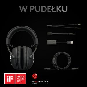 Słuchawki Logitech G Pro Gaming Headset Czarne (981-000812) 7