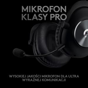 Słuchawki Logitech G Pro X Czarne (981-000818) 6