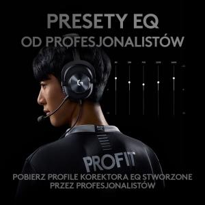 Słuchawki Logitech G Pro X Czarne (981-000818) 5
