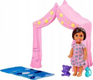 Lalka Barbie Mattel Skipper: Klub opiekunek - Zabawa w namiocie (FXG94/FXG97) 1