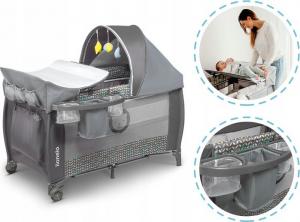 Lionelo Łóżeczko Sven Plus Grey Scandi 2