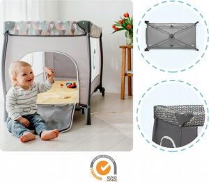 Lionelo Łóżeczko Sven Plus Grey Scandi 4