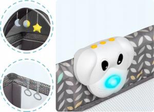 Lionelo Łóżeczko Sven Plus Grey Scandi 5