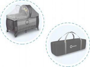 Lionelo Łóżeczko Sven Plus Grey Scandi 6