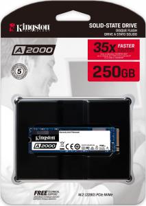 Dysk SSD Kingston A2000 250GB M.2 2280 PCI-E x4 Gen3 NVMe (SA2000M8/250G) 3