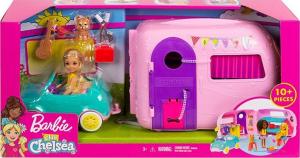 Lalka Barbie Barbie Chelsea Przyczepa Kempingowa + lalka (FXG90) 2