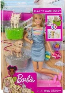 Lalka Barbie Mattel - Kąpiel Zwierzątek (FXH11) 5