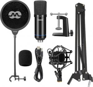 Mikrofon Mozos Zestaw MKIT-700PRO v2 Mikrofon USB + Pop filtr + statyw 3