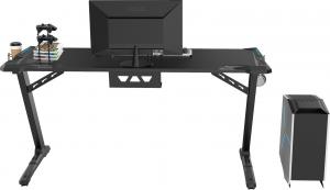 Biurko Ultradesk Space XXL Czarne 154 cmx61 cm 3