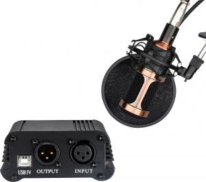 Mozos Zasilacz USB Phantom +48V do mikrofonów M48P 3