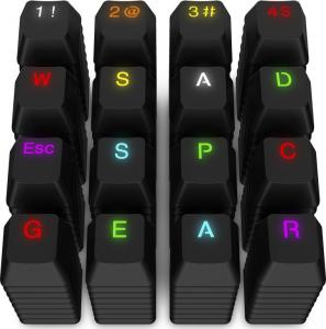 SPC Gear KC104 Black Double Shot Keycaps (SPG029) 3