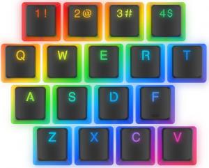 SPC Gear KC104 Pudding Double Shot Keycaps (SPG030) 2