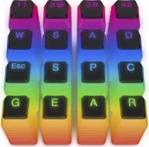 SPC Gear KC104 Pudding Double Shot Keycaps (SPG030) 3