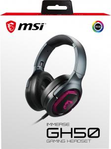 Słuchawki MSI Immerse GH50 Czarne (S37-0400020-SV1) 4