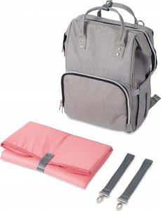 Canpol Plecak dla mamy z funkcją przypięcia do wózka szary 2