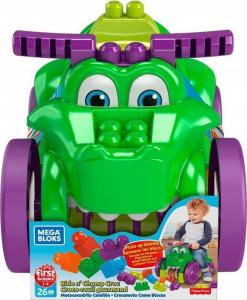 Mega Bloks Jeździk zjadacz klocków krokodyl (GFG22) 2