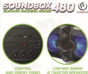 Głośnik Rebeltec SoundBox 480 czarny (RBLGLO00037) 5
