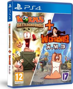 Worms Battlegrounds + Worms W.M.D. PS4 2