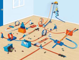 Hot Wheels Tor samochodowy Builder Megator Zjazdowy  (GGH70) 5