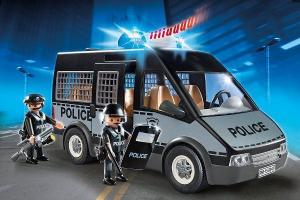 Playmobil Samochód brygady policyjnej ze światłem i dźwiękiem (6043) 3