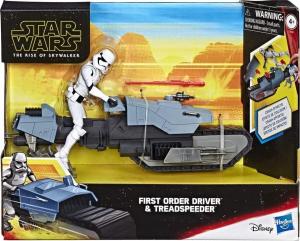 Figurka Hasbro Star Wars Galaxy of Adventures - First Order Driver & Treadspeeder (E3030) 10