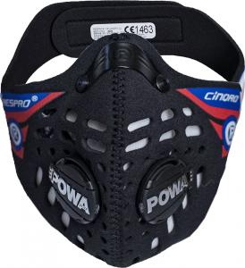 Maska antysmogowa Respro CE Cinqro Black r. XL 1