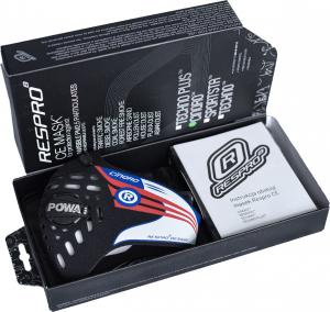 Maska antysmogowa Respro CE Cinqro Black r. XL 7
