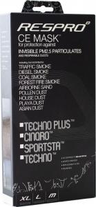 Maska antysmogowa Respro CE Cinqro Black r. XL 8