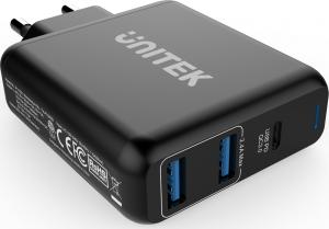 Ładowarka Unitek P1102A 2x USB-A 1x USB-C 3 A (P1102A) 4