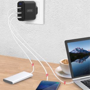 Ładowarka Unitek P1102A 2x USB-A 1x USB-C 3 A (P1102A) 5