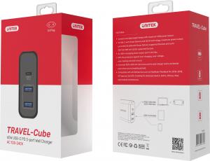 Ładowarka Unitek P1102A 2x USB-A 1x USB-C 3 A (P1102A) 7