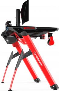 Biurko Ultradesk Invader Czerwone 120 cmx64 cm 11